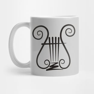 Black Lyre Mug